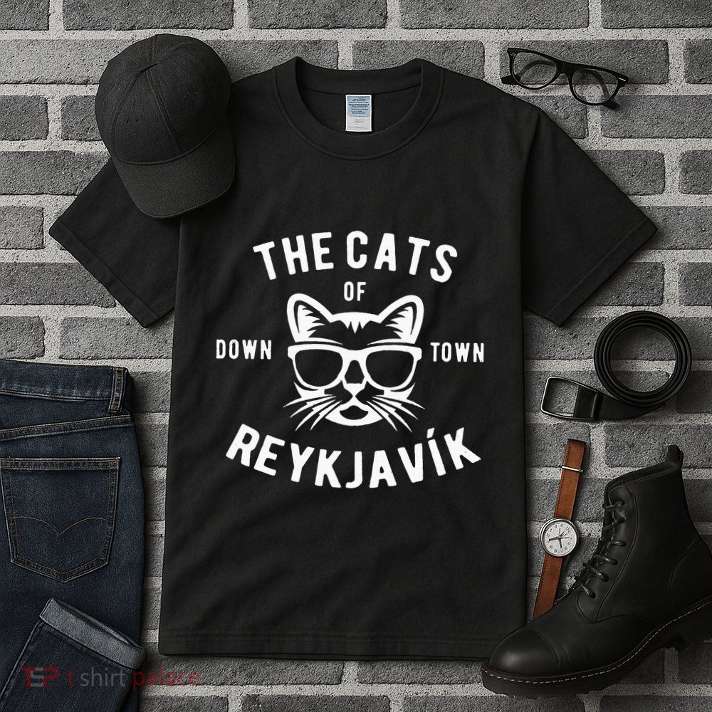 Cats of Downtown Reykjavik Tall T-Shirt