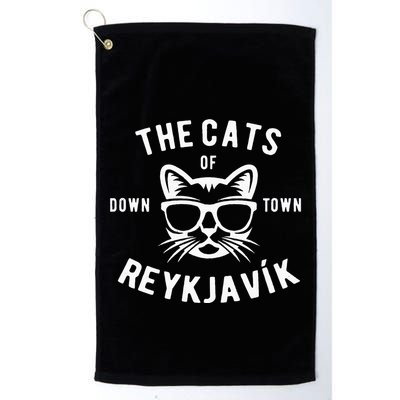 Cats of Downtown Reykjavik Golf Towel