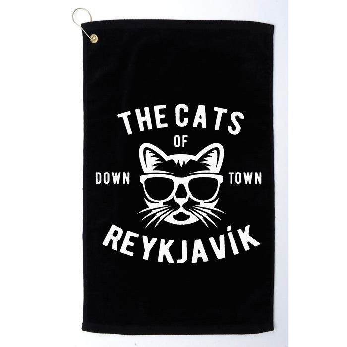 Cats of Downtown Reykjavik Golf Towel