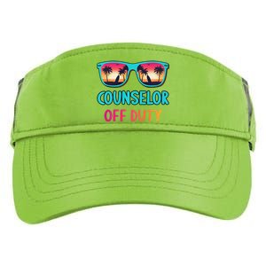 Counselor Off Duty Summer Vacation Last Day Of School Adult Drive Performance Visor