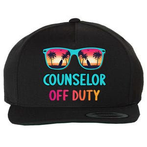 Counselor Off Duty Summer Vacation Last Day Of School Wool Snapback Cap