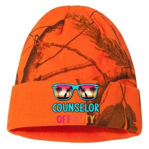 Counselor Off Duty Summer Vacation Last Day Of School Kati Licensed 12" Camo Beanie