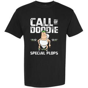 Call Of Doodie Special Plops Funny Nerd Gamer Duty Player Garment-Dyed Heavyweight T-Shirt