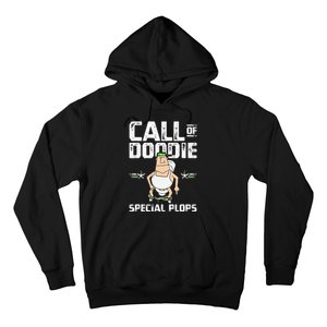 Call Of Doodie Special Plops Funny Nerd Gamer Duty Player Hoodie