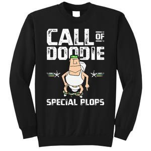 Call Of Doodie Special Plops Funny Nerd Gamer Duty Player Sweatshirt