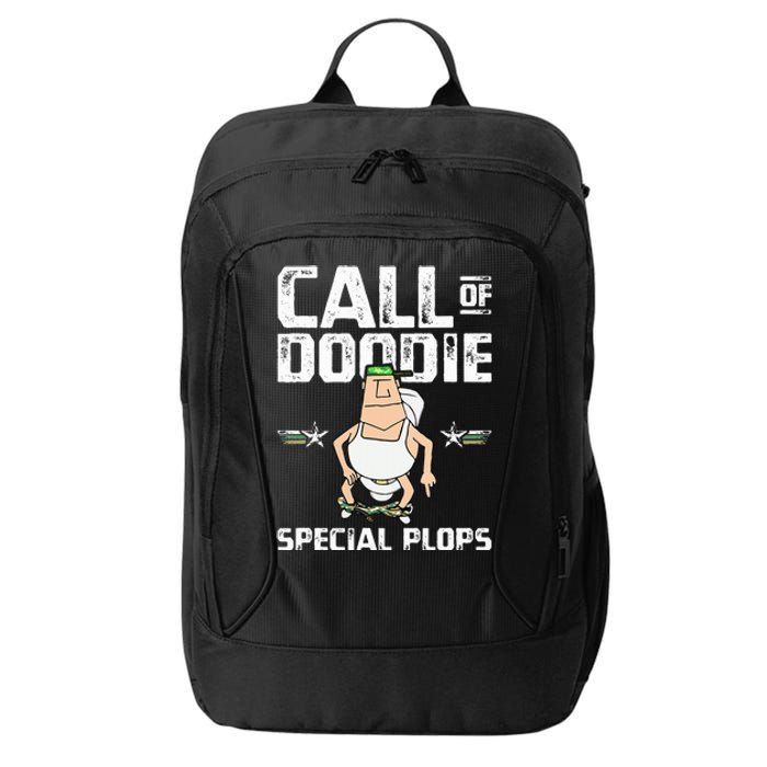 Call Of Doodie Special Plops Funny Nerd Gamer Duty Player City Backpack