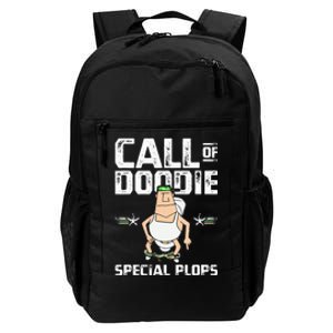 Call Of Doodie Special Plops Funny Nerd Gamer Duty Player Daily Commute Backpack