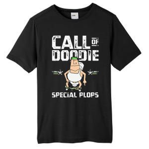 Call Of Doodie Special Plops Funny Nerd Gamer Duty Player Tall Fusion ChromaSoft Performance T-Shirt