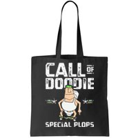 Call Of Doodie Special Plops Funny Nerd Gamer Duty Player Tote Bag