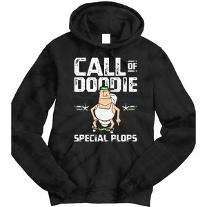 Call Of Doodie Special Plops Funny Nerd Gamer Duty Player Tie Dye Hoodie