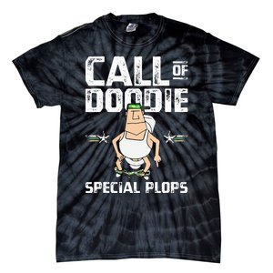 Call Of Doodie Special Plops Funny Nerd Gamer Duty Player Tie-Dye T-Shirt