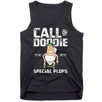 Call Of Doodie Special Plops Funny Nerd Gamer Duty Player Tank Top