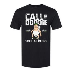 Call Of Doodie Special Plops Funny Nerd Gamer Duty Player Softstyle CVC T-Shirt