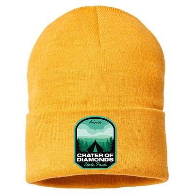 Crater Of Diamonds State Park Ar Camping Sustainable Knit Beanie