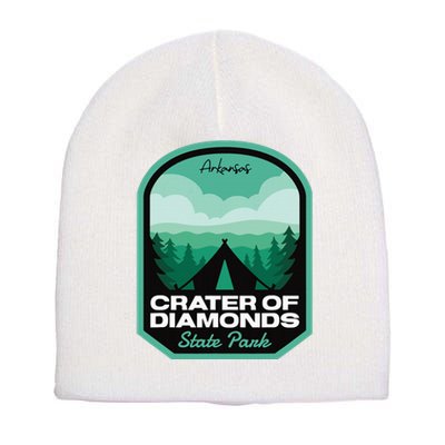 Crater Of Diamonds State Park Ar Camping Short Acrylic Beanie