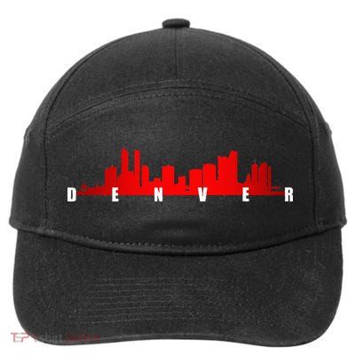 City Of Denver Colorado 7-Panel Snapback Hat