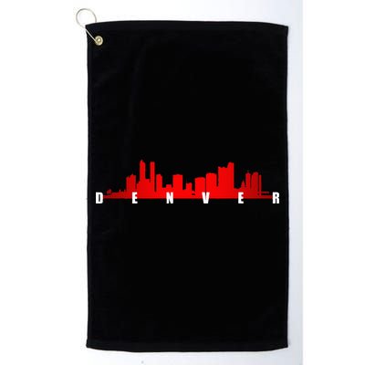 City Of Denver Colorado Golf Towel