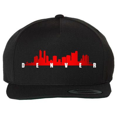 City Of Denver Colorado Wool Snapback Cap