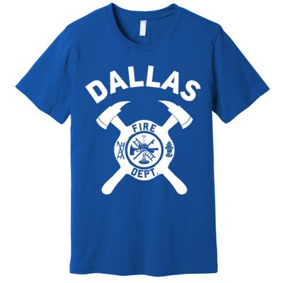 City Of Dallas Fire Departt Texas Firefighter Gift Premium T-Shirt