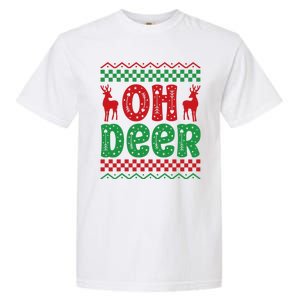 Cool Oh Deer Christmas Sweater Garment-Dyed Heavyweight T-Shirt