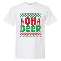 Cool Oh Deer Christmas Sweater Garment-Dyed Heavyweight T-Shirt