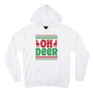 Cool Oh Deer Christmas Sweater Hoodie