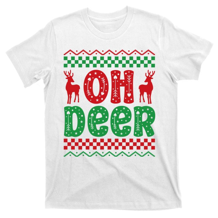 Cool Oh Deer Christmas Sweater T-Shirt