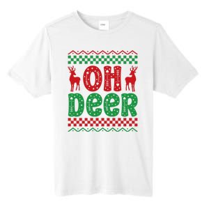 Cool Oh Deer Christmas Sweater Tall Fusion ChromaSoft Performance T-Shirt