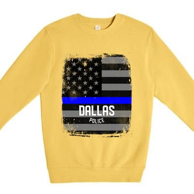 City Of Dallas Police Officer Texas Police Great Gift Premium Crewneck Sweatshirt