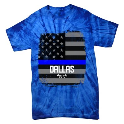 City Of Dallas Police Officer Texas Police Great Gift Tie-Dye T-Shirt