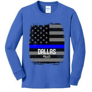 City Of Dallas Police Officer Texas Police Great Gift Kids Long Sleeve Shirt