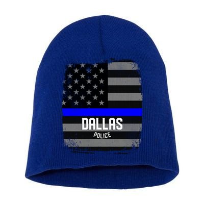 City Of Dallas Police Officer Texas Police Great Gift Short Acrylic Beanie