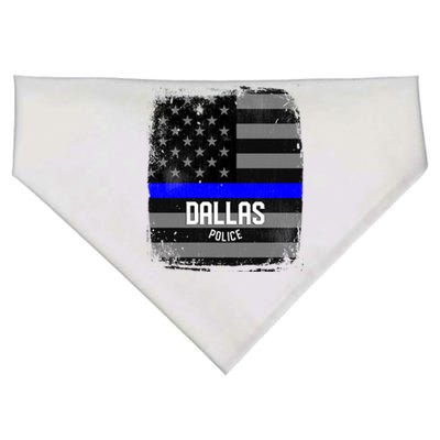 City Of Dallas Police Officer Texas Police Great Gift USA-Made Doggie Bandana