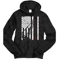 Crane Operator Design Us Heavy Equipment Crane Lover Tie Dye Hoodie