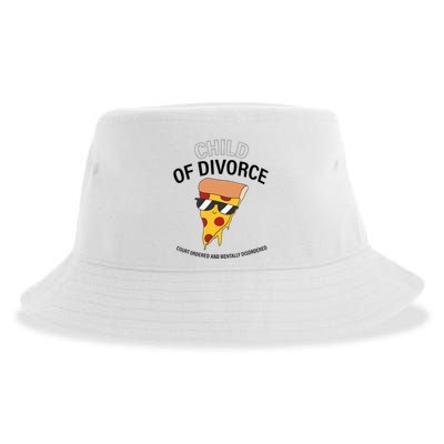 Child Of Divorce Court Ordered And Mentally Disordered Sustainable Bucket Hat
