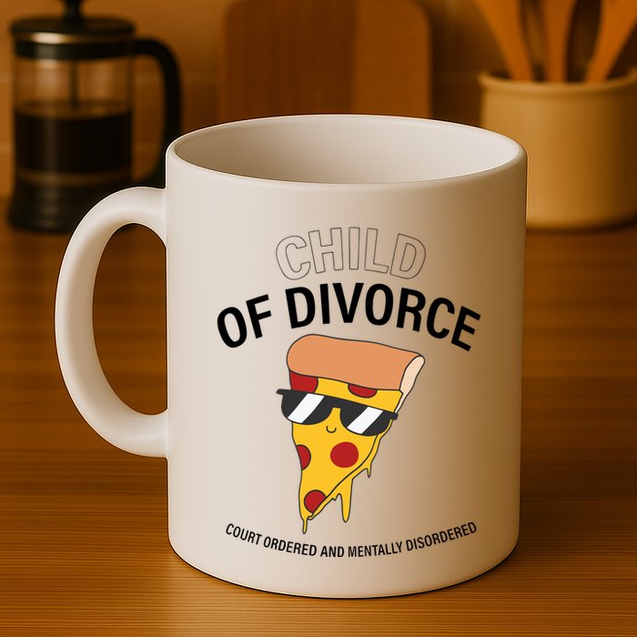 Child Of Divorce Court Ordered And Mentally Disordered Mug