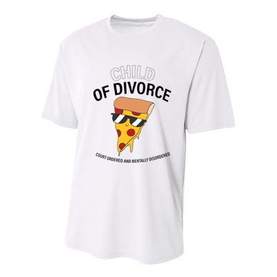 Child Of Divorce Court Ordered And Mentally Disordered Youth Performance Sprint T-Shirt