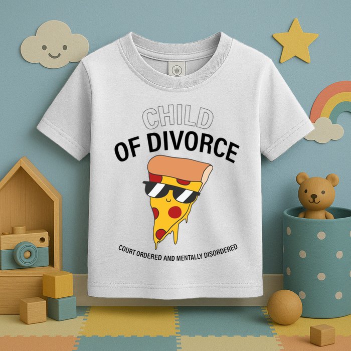 Child Of Divorce Court Ordered And Mentally Disordered Toddler T-Shirt