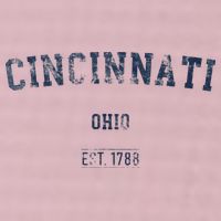 Cincinnati Ohio Distressed Text Sport Style 25L Jumbo Tote