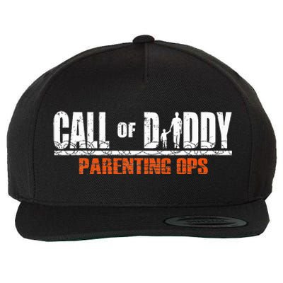 Call Of Daddy Parenting Ops FatherS Day Wool Snapback Cap