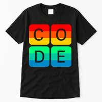 Code Gay Pride Rainbow Tall T-Shirt