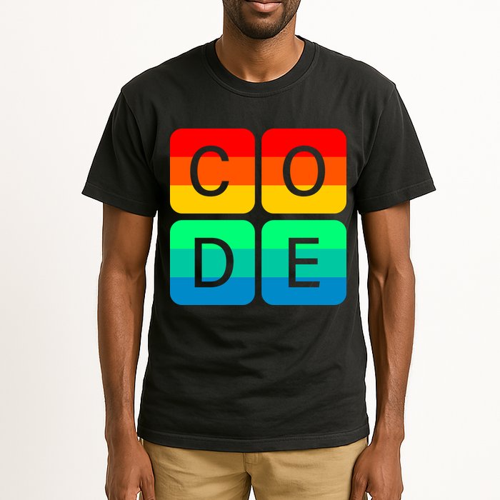 Code Gay Pride Rainbow Tall T-Shirt