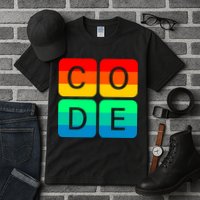 Code Gay Pride Rainbow Tall T-Shirt