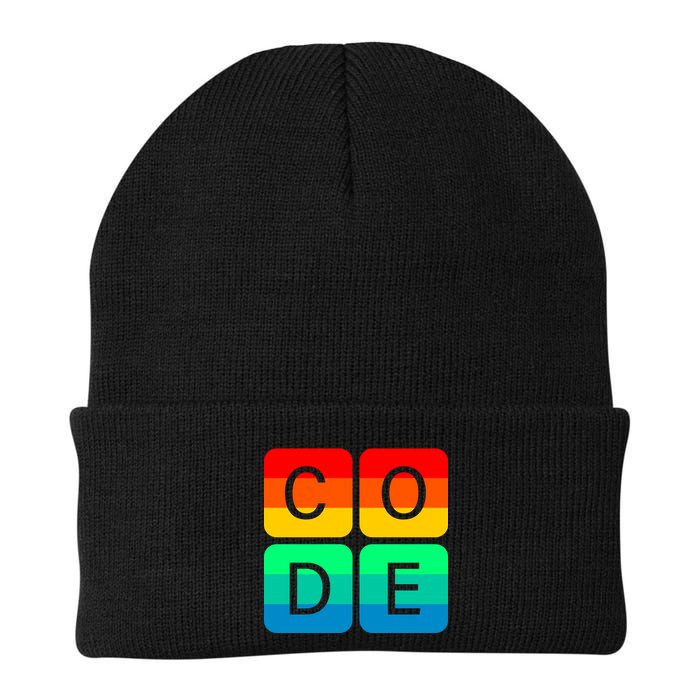 Code Gay Pride Rainbow Beanie