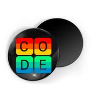 Code Gay Pride Rainbow Magnet