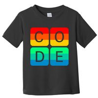Code Gay Pride Rainbow Toddler T-Shirt