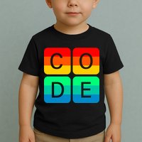 Code Gay Pride Rainbow Toddler T-Shirt