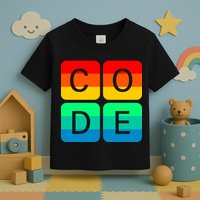 Code Gay Pride Rainbow Toddler T-Shirt
