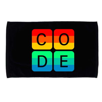 Code Gay Pride Rainbow Microfiber Hand Towel