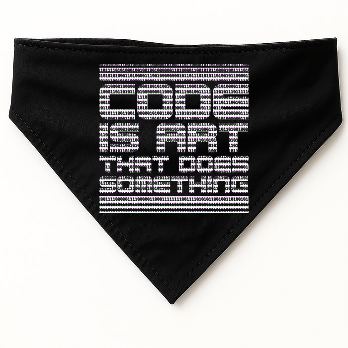 Code Is Art That Does Something  USA-Made Doggie Bandana